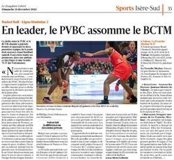 Le PVBC assomme le BCTM et remporte le derby