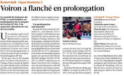 Battu en prolongation &agrave; Feytiat