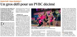 Le PVBC veut r&eacute;agir &agrave; Feytiat malgr&eacute; plusieurs absences