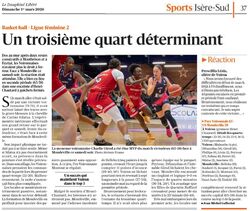 Gr&acirc;ce &agrave; un troisi&egrave;me quart d&eacute;terminant, le PVBC repart