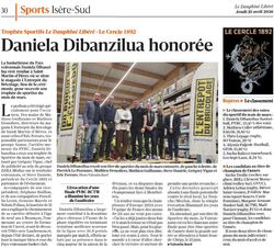 Daniela Dibanzilua honor&eacute;e, en attendant un titre avec le PVBC ?