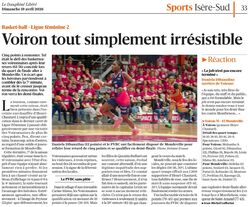 Voiron tout simplement irr&eacute;sistible