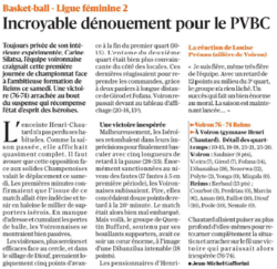 L'improbable remont&eacute;e du PVBC