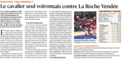 le PVBC sans piti&eacute; face &agrave; La Roche Vend&eacute;e