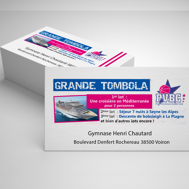 Carnet de 10 tickets de tombola