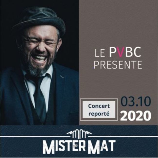 Billet concert Mister Mat au Grand Angle