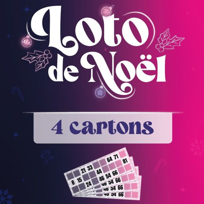 4 cartons de loto